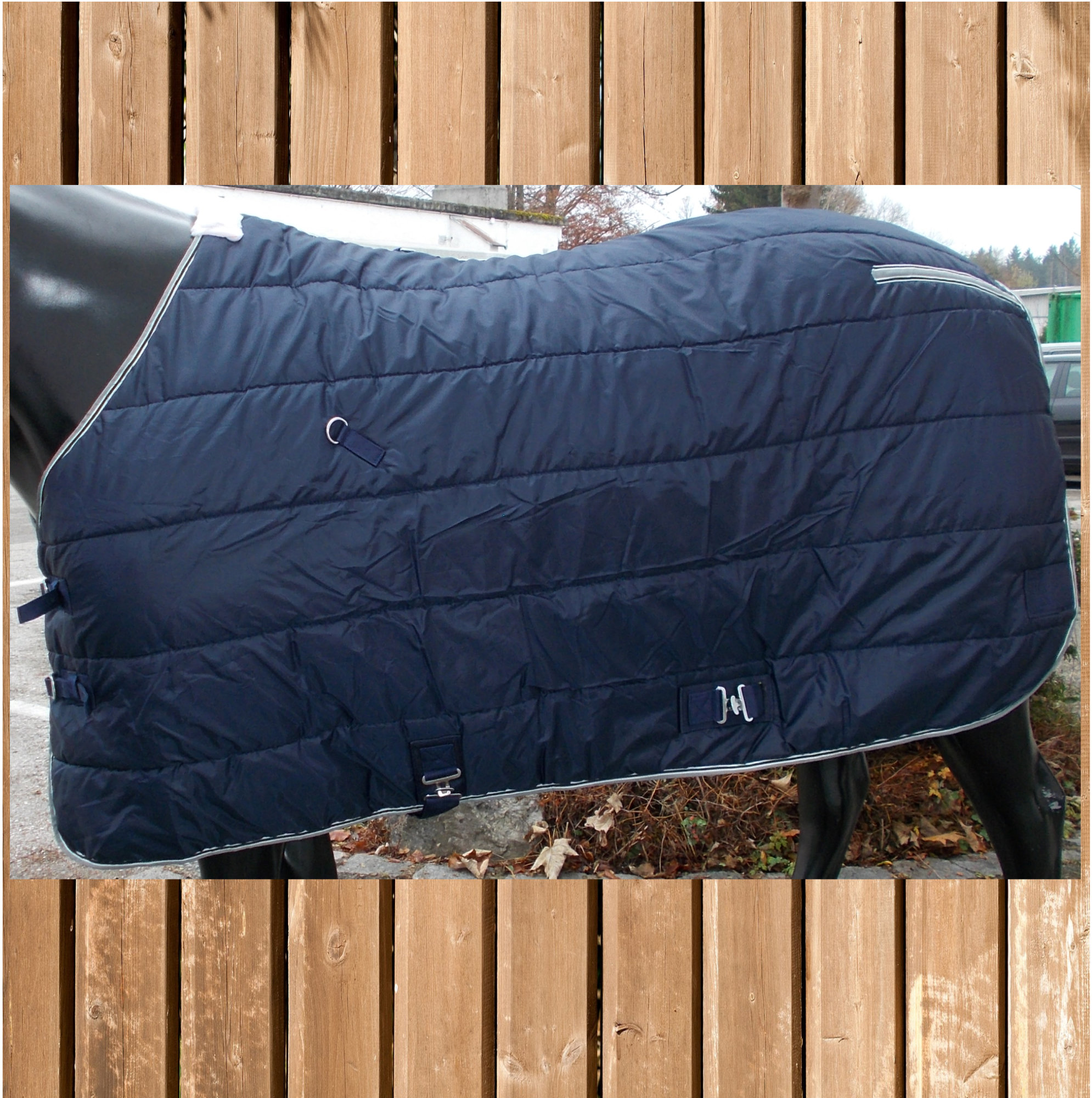 Stalldecke 200g, Western Imports Stalldecke, Thermodecke, blau